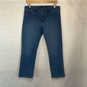 Lauren Ralph Lauren Womens Modern Straight Curvy‎ Jeans size 12 ALTERED